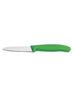 Swiss Classic - Couteau d'office denté 8 cm jaune 6.7636.L118 - Victorinox